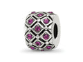 Reflections 925 Sterling Silver February Preciosa Crystal Bead 10 x 8 mm