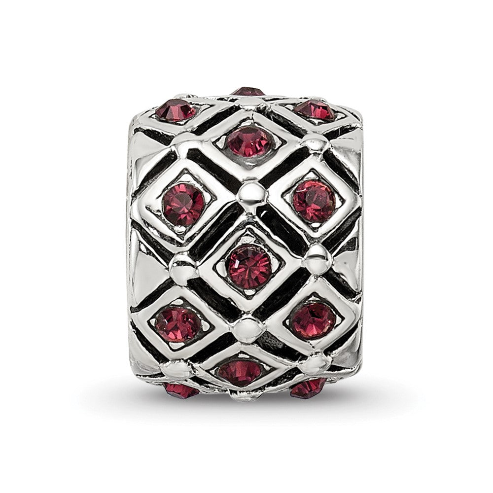 Reflections 925 Sterling Silver January Preciosa Crystal Bead 10 x 8 mm
