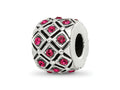 Reflections 925 Sterling Silver July Preciosa Crystal Bead 10 x 8 mm