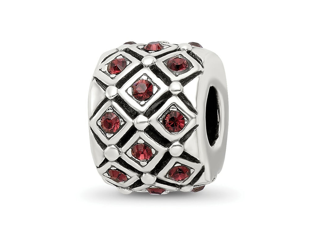 Reflections 925 Sterling Silver June Preciosa Crystal Bead 10 x 8 mm