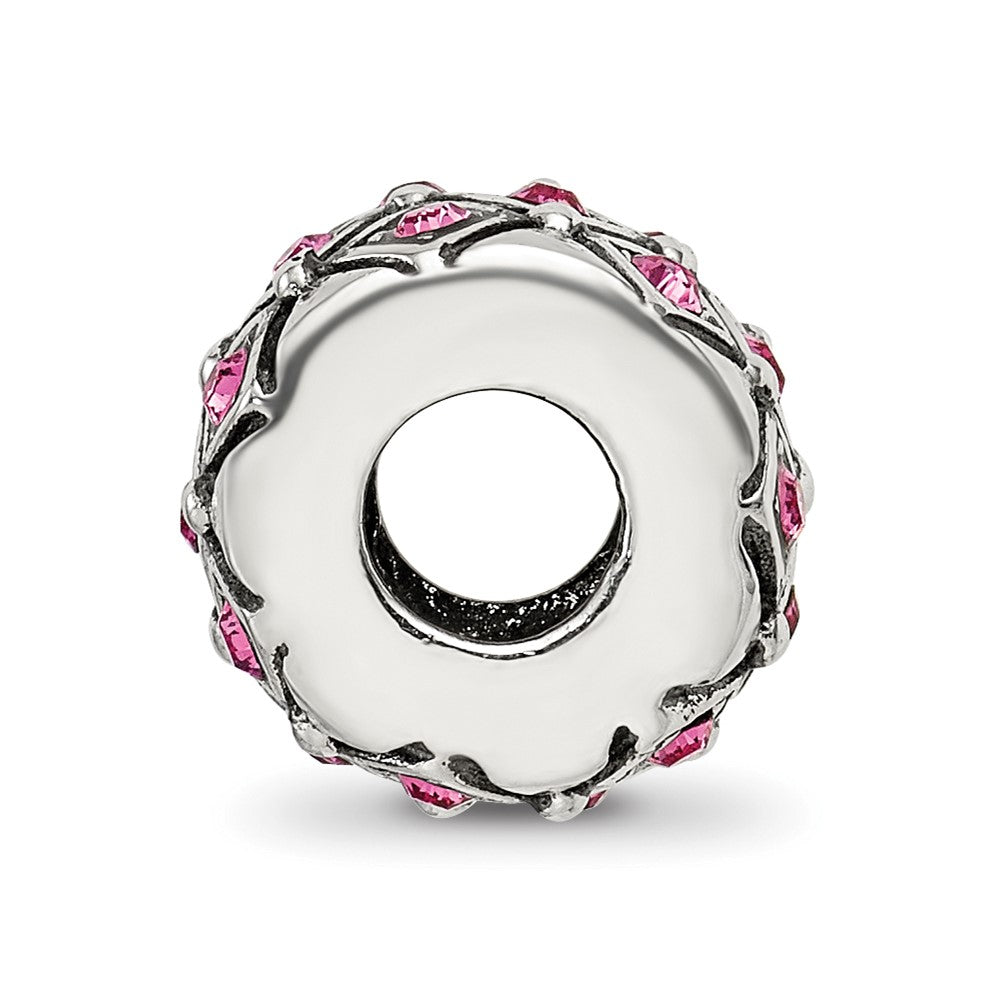 Reflections 925 Sterling Silver October Preciosa Crystal Bead 10 x 8 mm