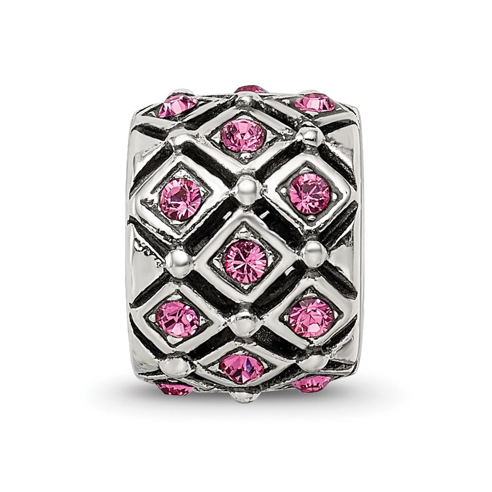 Reflections 925 Sterling Silver October Preciosa Crystal Bead 10 x 8 mm