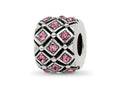 Reflections 925 Sterling Silver October Preciosa Crystal Bead 10 x 8 mm