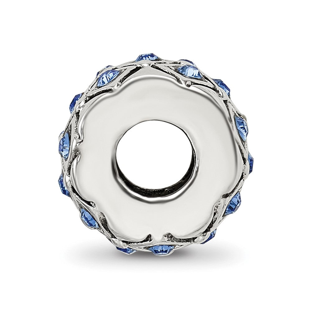 Reflections 925 Sterling Silver September Preciosa Crystal Bead 10 x 8 mm