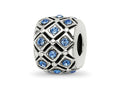 Reflections 925 Sterling Silver September Preciosa Crystal Bead 10 x 8 mm