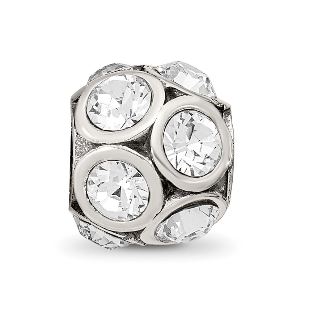 Reflections 925 Sterling Silver April Preciosa Crystal Bead 10 x 9 mm