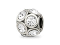 Reflections 925 Sterling Silver April Preciosa Crystal Bead 10 x 9 mm