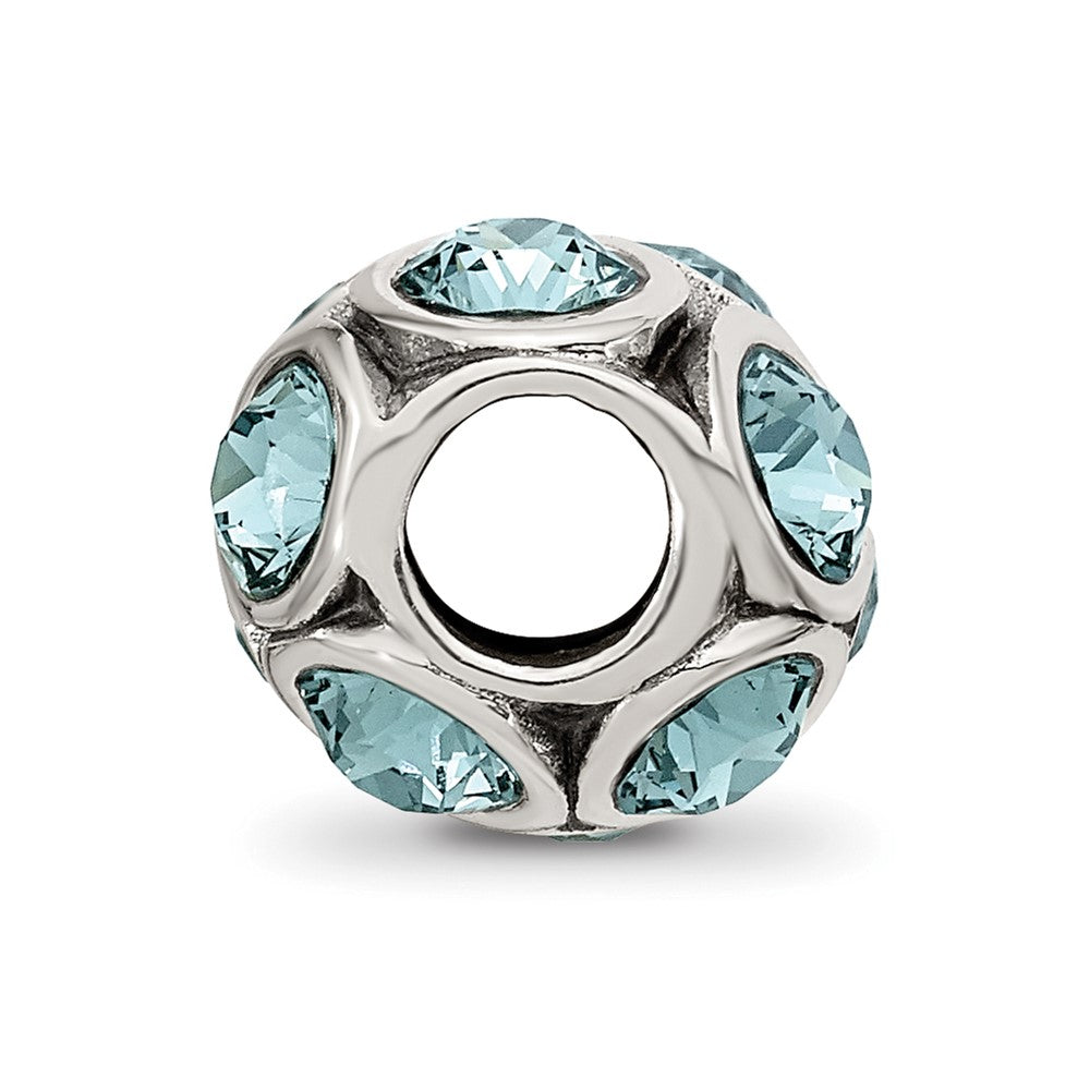 Reflections 925 Sterling Silver December Preciosa Crystal Bead 10 x 9 mm