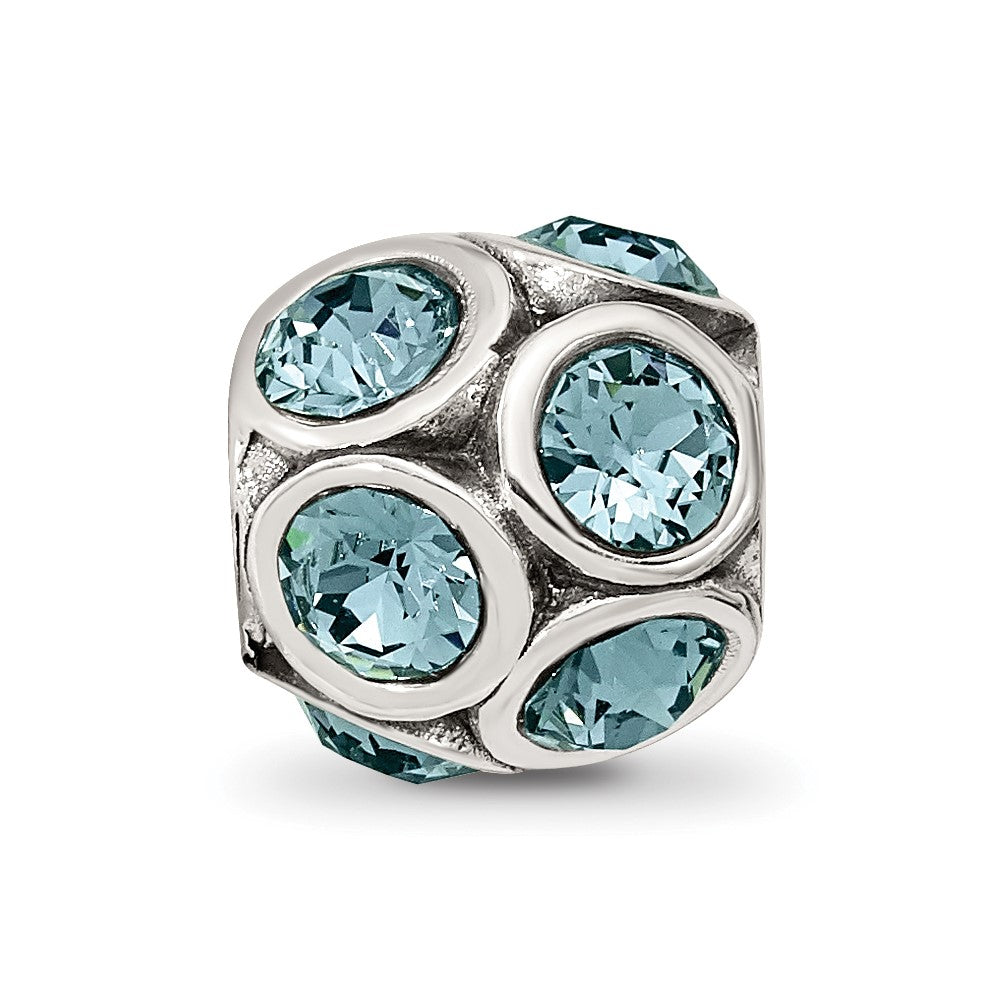 Reflections 925 Sterling Silver December Preciosa Crystal Bead 10 x 9 mm