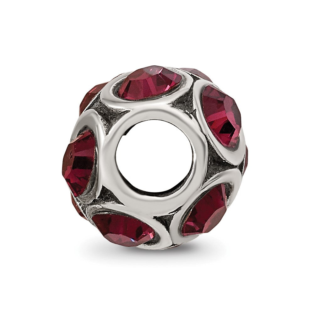 Reflections 925 Sterling Silver January Preciosa Crystal Bead 10 x 9 mm