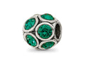 Reflections 925 Sterling Silver May Preciosa Crystal Bead 10 x 9 mm