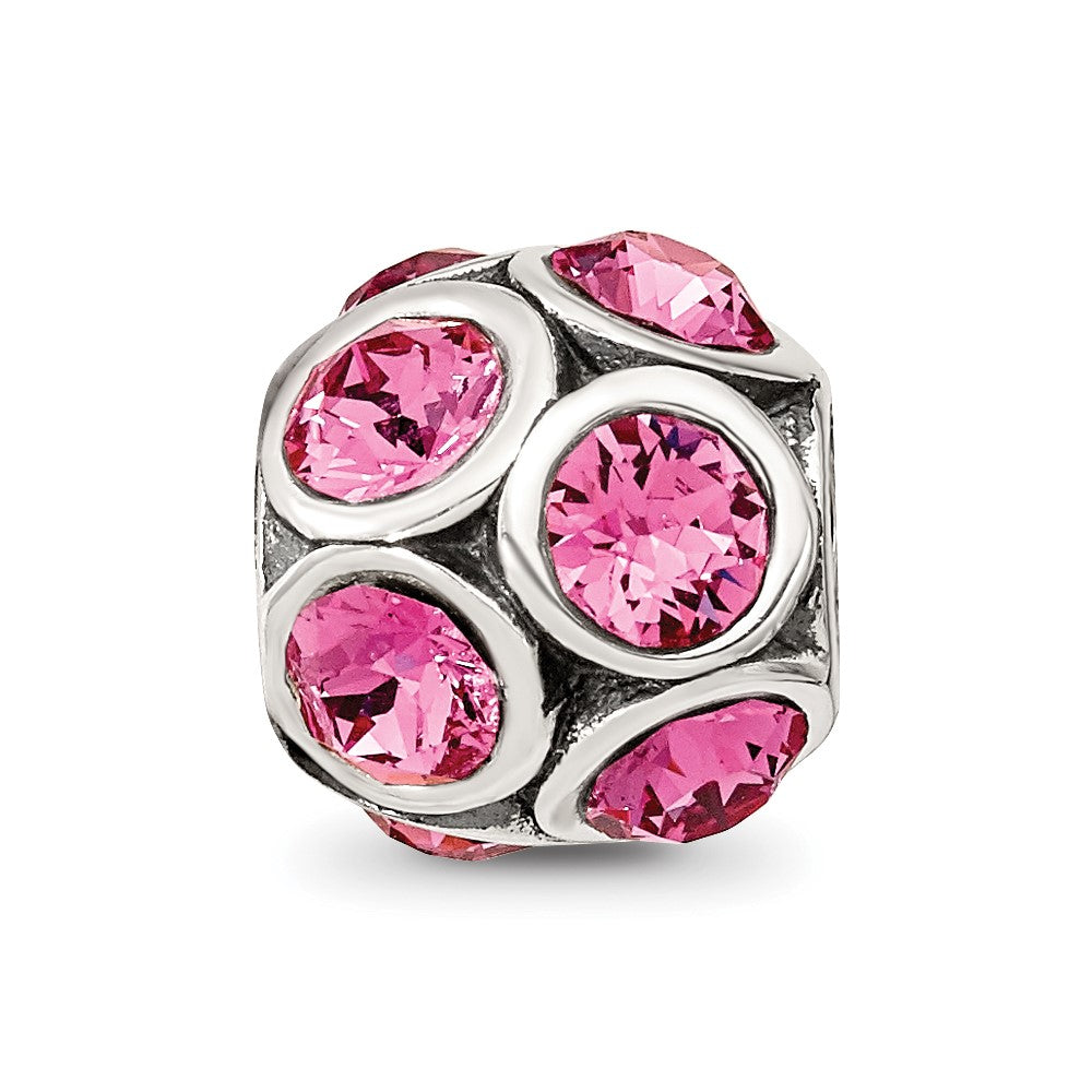 Reflections 925 Sterling Silver October Preciosa Crystal Bead 10 x 9 mm