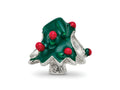 Reflections 925 Sterling Silver Enameled Christmas Tree Bead 10 x 10 mm