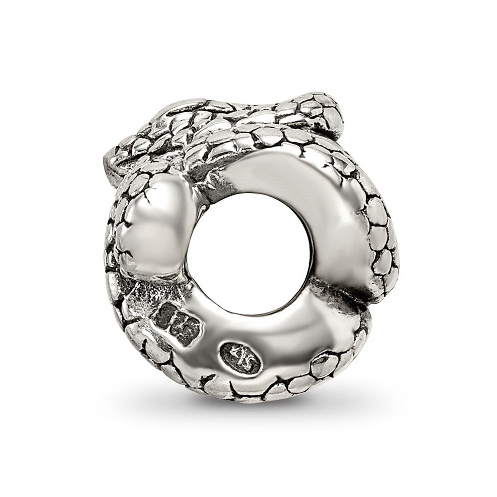 Reflections 925 Sterling Silver Snake Bead 10 x 9 mm