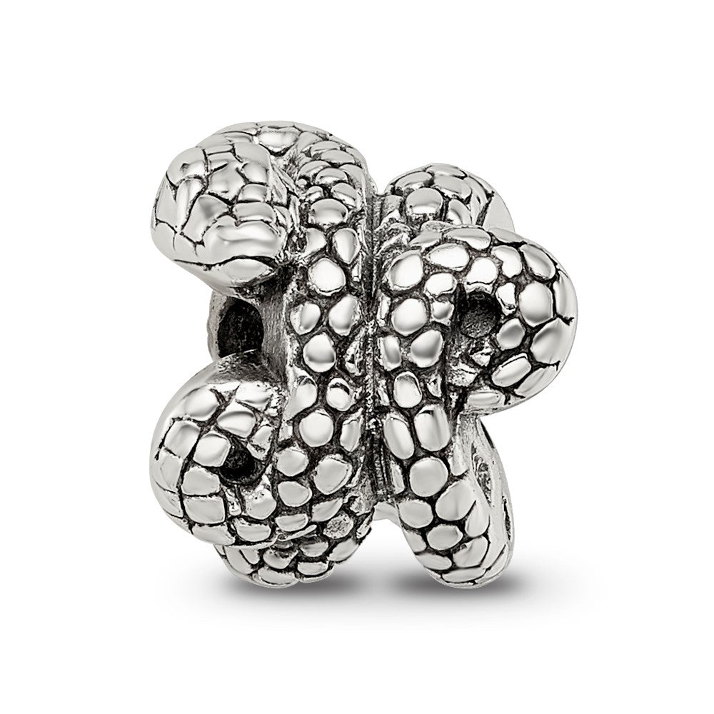 Reflections 925 Sterling Silver Snake Bead 10 x 9 mm