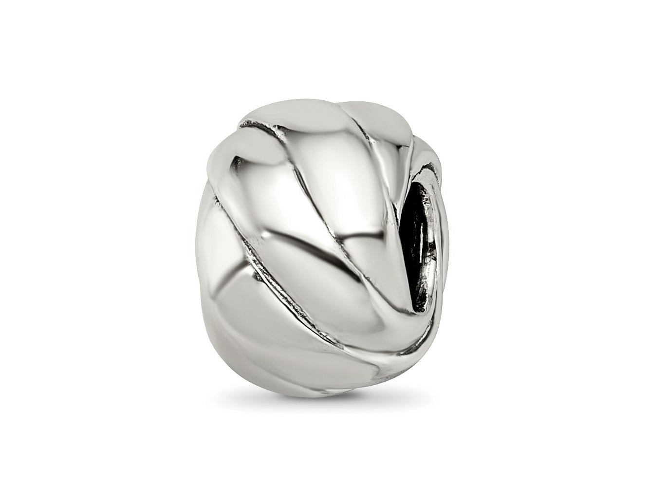 Reflections 925 Sterling Silver Bali Bead 10 x 7 mm