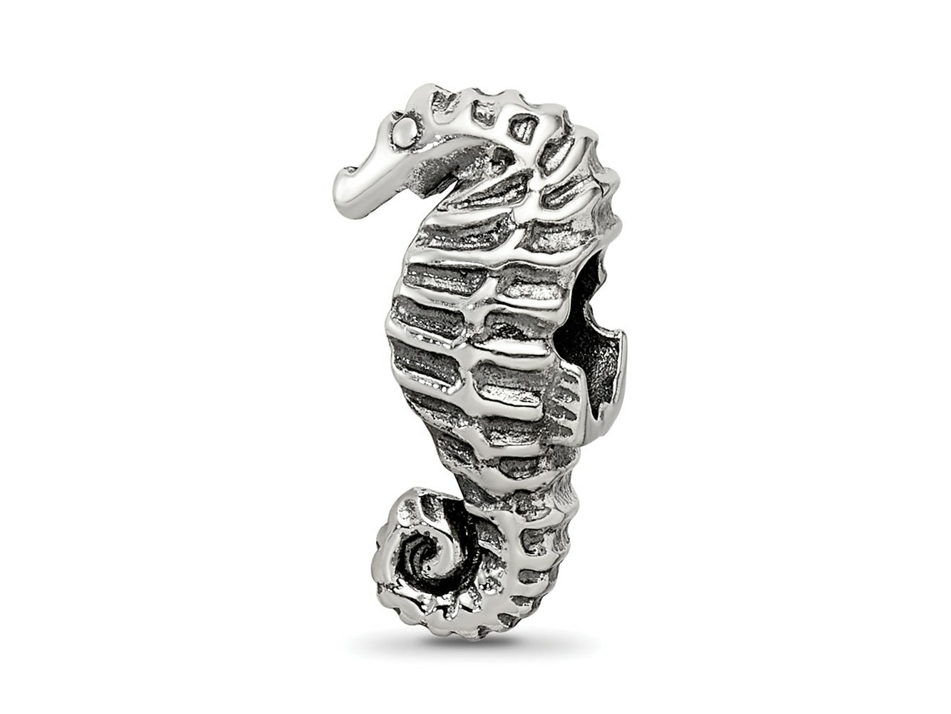 Reflections 925 Sterling Silver Seahorse Bead 14 x 7 mm