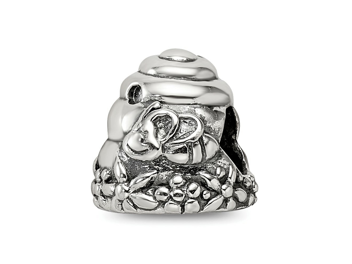 Reflections 925 Sterling Silver Beehive Bead 11 x 10 mm