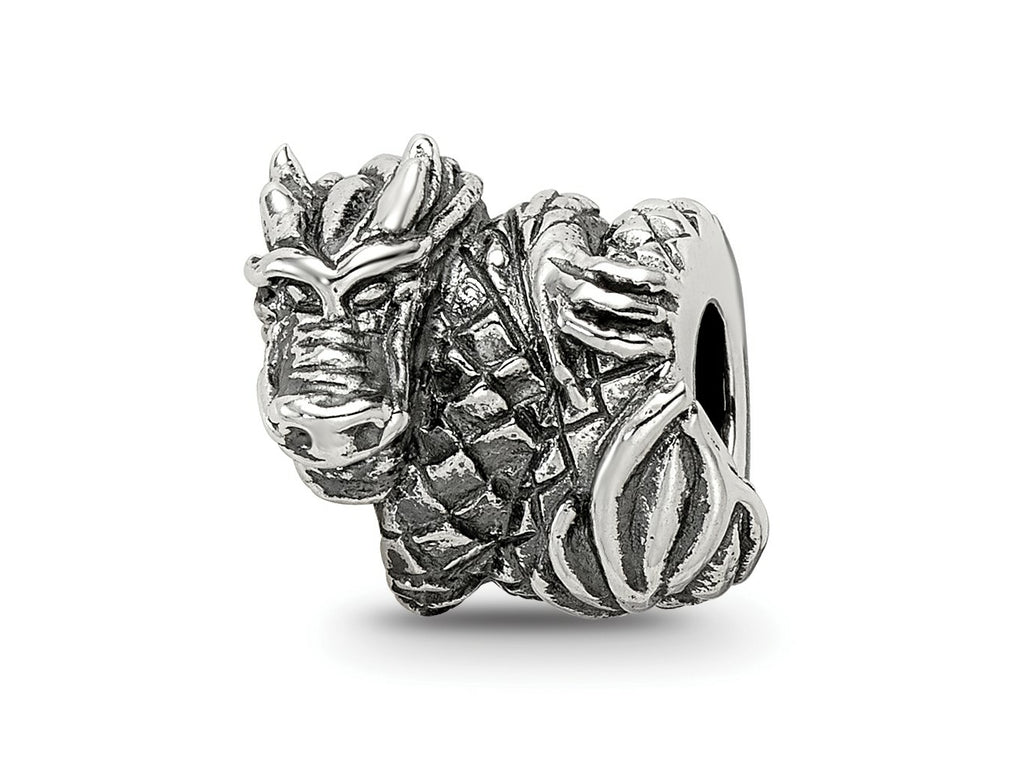 Reflections 925 Sterling Silver Dragon Bead 10 x 11 mm