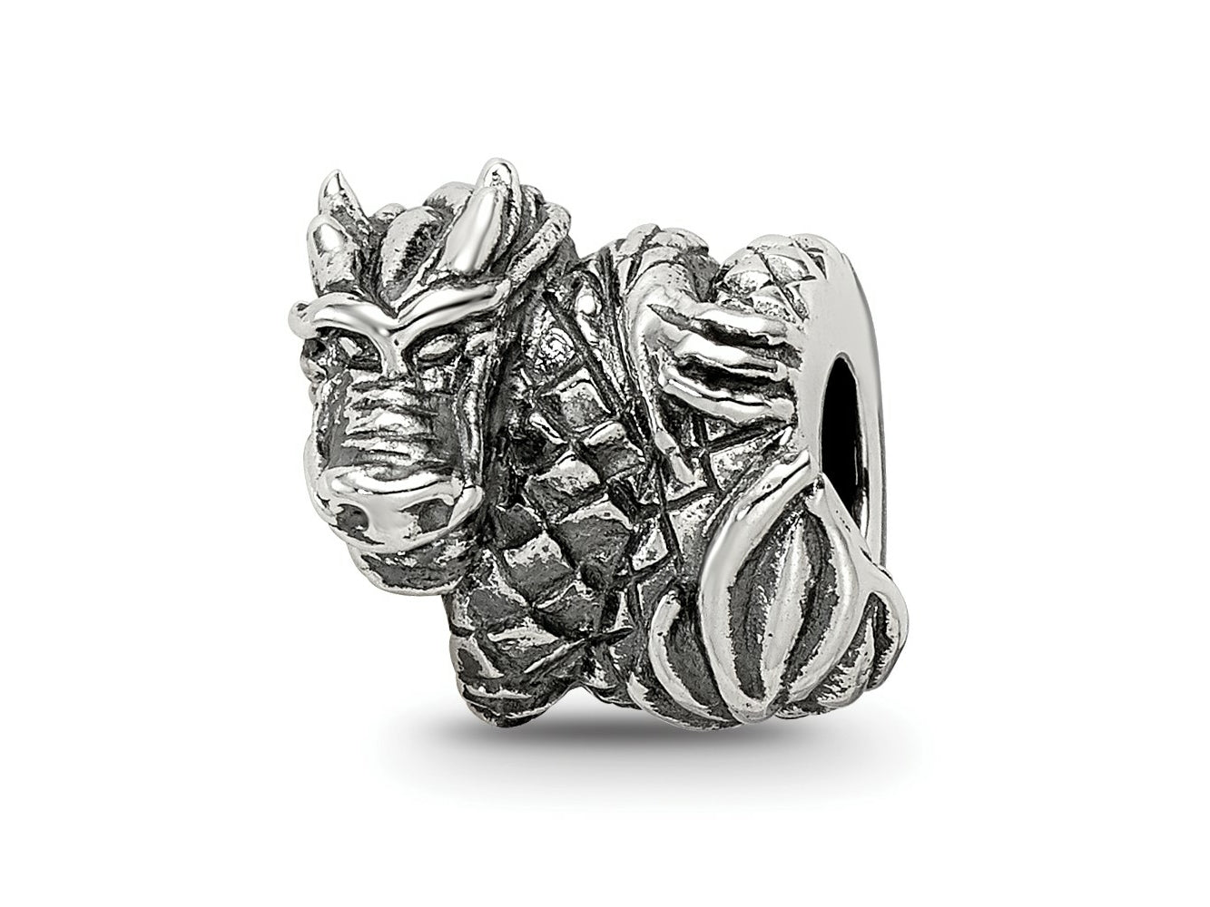 Reflections 925 Sterling Silver Dragon Bead 10 x 11 mm