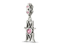 Reflections 925 Sterling Silver Crystals MOM Dangle Bead 22 x 7 mm