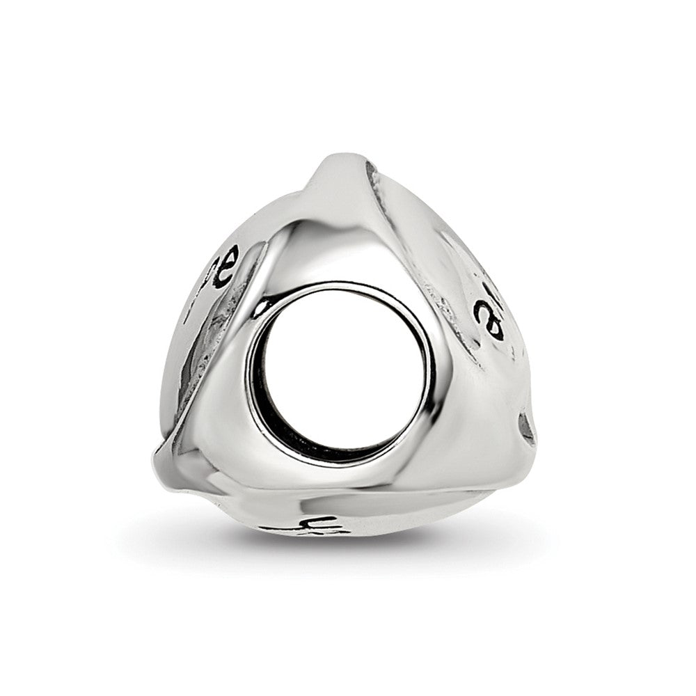 Reflections 925 Sterling Silver Faith Hope Love Trilogy Bead 10 x 10 mm