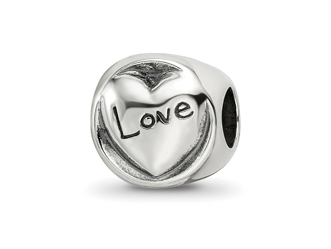 Reflections 925 Sterling Silver Faith Hope Love Trilogy Bead 10 x 10 mm