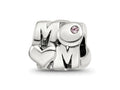 Reflections 925 Sterling Silver Pink Crystals MOM Bead 9 x 10 mm