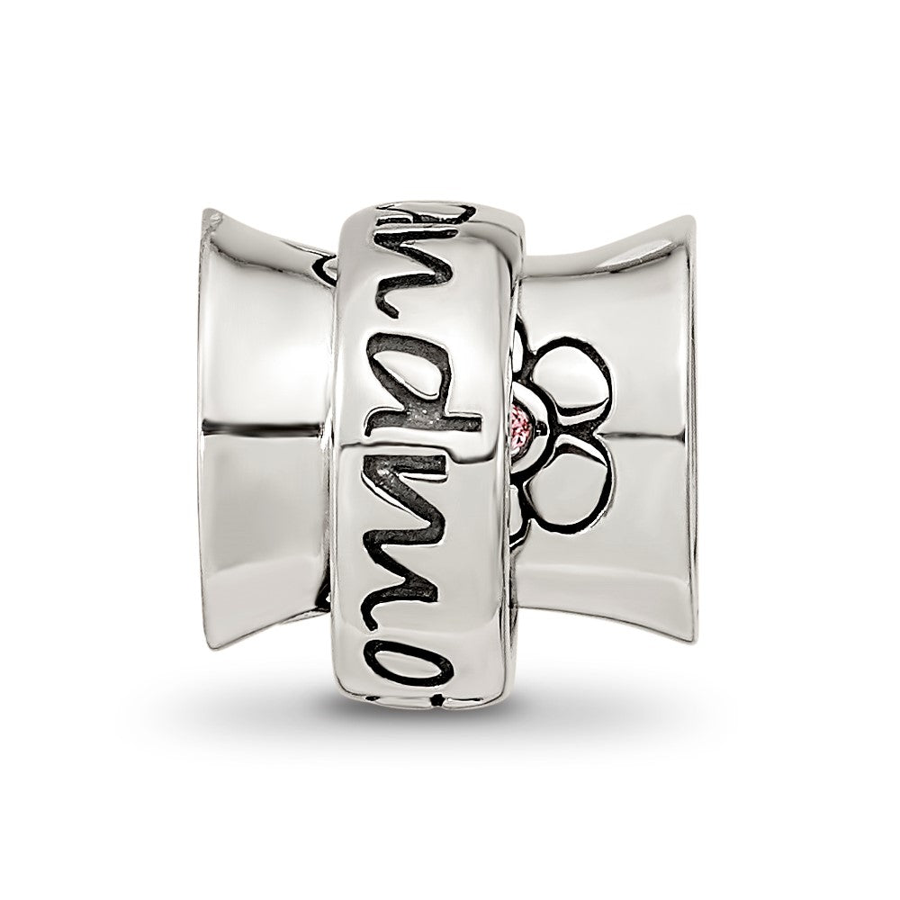 Reflections 925 Sterling Silver Crystals Spinner Grandmother Bead 10 x 10 mm