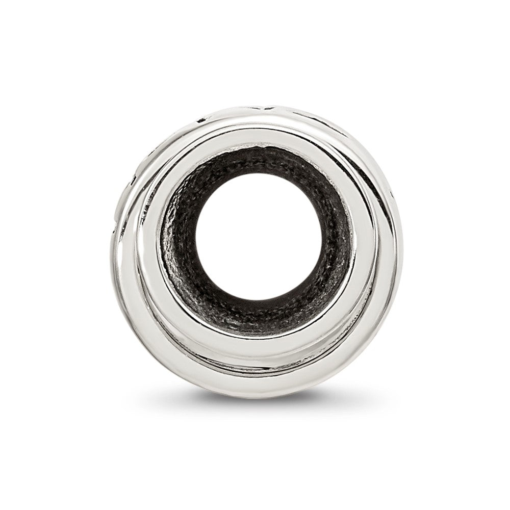 Reflections 925 Sterling Silver Crystals Mother Spinner Bead 10 x 10 mm