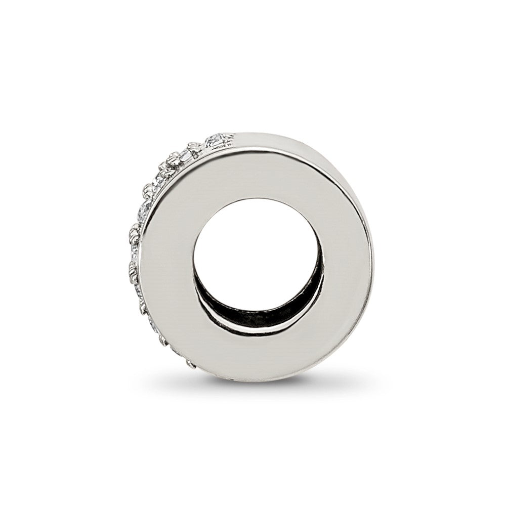 Reflections 925 Sterling Silver Crystals Faith Cross Bead 8 x 9 mm.