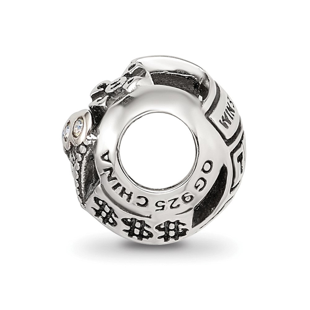 Reflections 925 Sterling Silver Crystals Las Vegas Collage Bead 10 x 10 mm