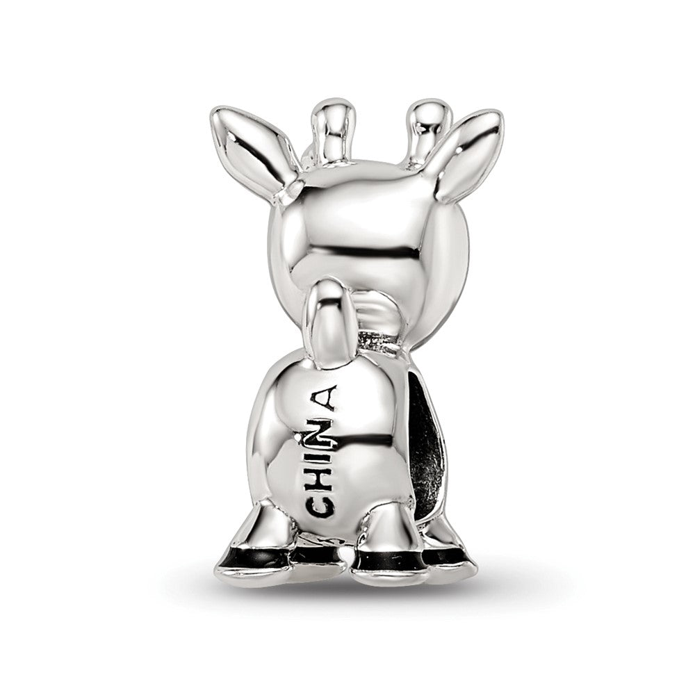Reflections 925 Sterling Silver Red Enamel Rudolph Bead 13 x 7 mm