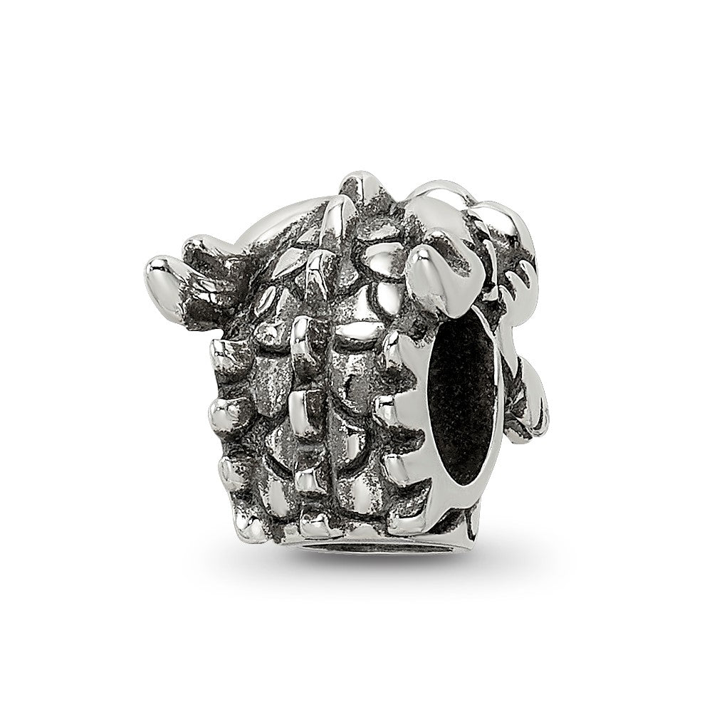 Reflections 925 Sterling Silver Crystal Chinese New Year Dragon Bead 10 x 7 mm
