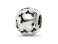 Reflections 925 Sterling Silver Cutout Dog Bone Bead 11 x 10 mm