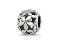 Reflections 925 Sterling Silver Flower of Life Bead 10 x 8 mm