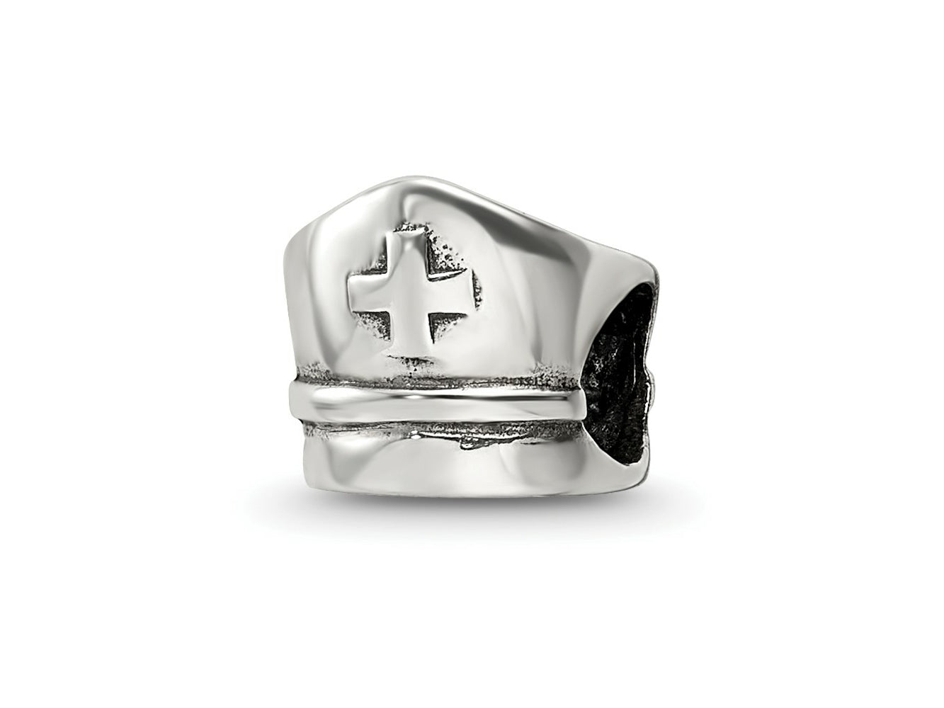 Reflections 925 Sterling Silver Nurse Hat Bead 8 x 9 mm