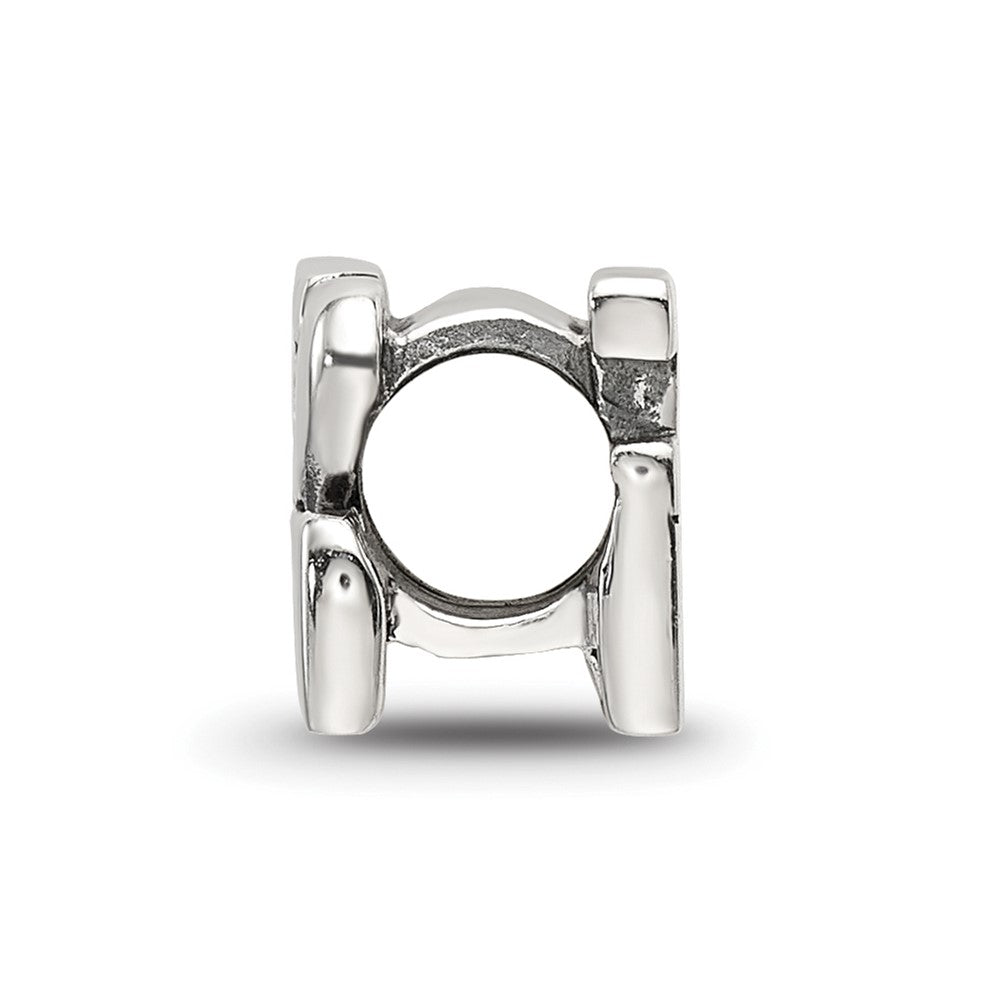 Reflections 925 Sterling Silver I HEART MOM Bead 8 x 9 mm
