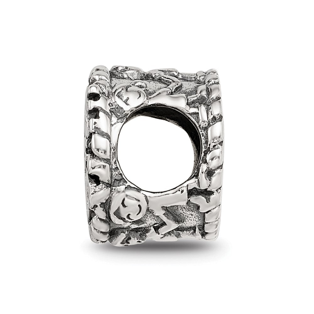 Reflections 925 Sterling Silver Circle of Friends Bead 10 x 10 mm