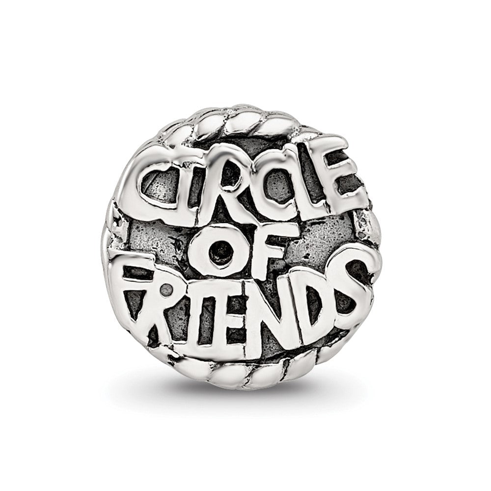 Reflections 925 Sterling Silver Circle of Friends Bead 10 x 10 mm
