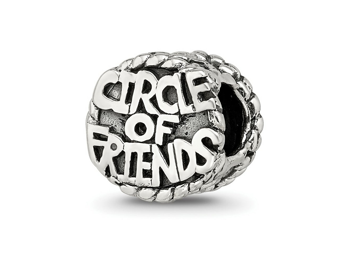Reflections 925 Sterling Silver Circle of Friends Bead 10 x 10 mm