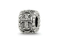 Reflections 925 Sterling Silver Cross Spacer Bead 9 x 7 mm.