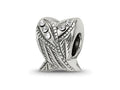 Reflections 925 Sterling Silver Preciosa Crystal Wings Bead 10 x 9 mm