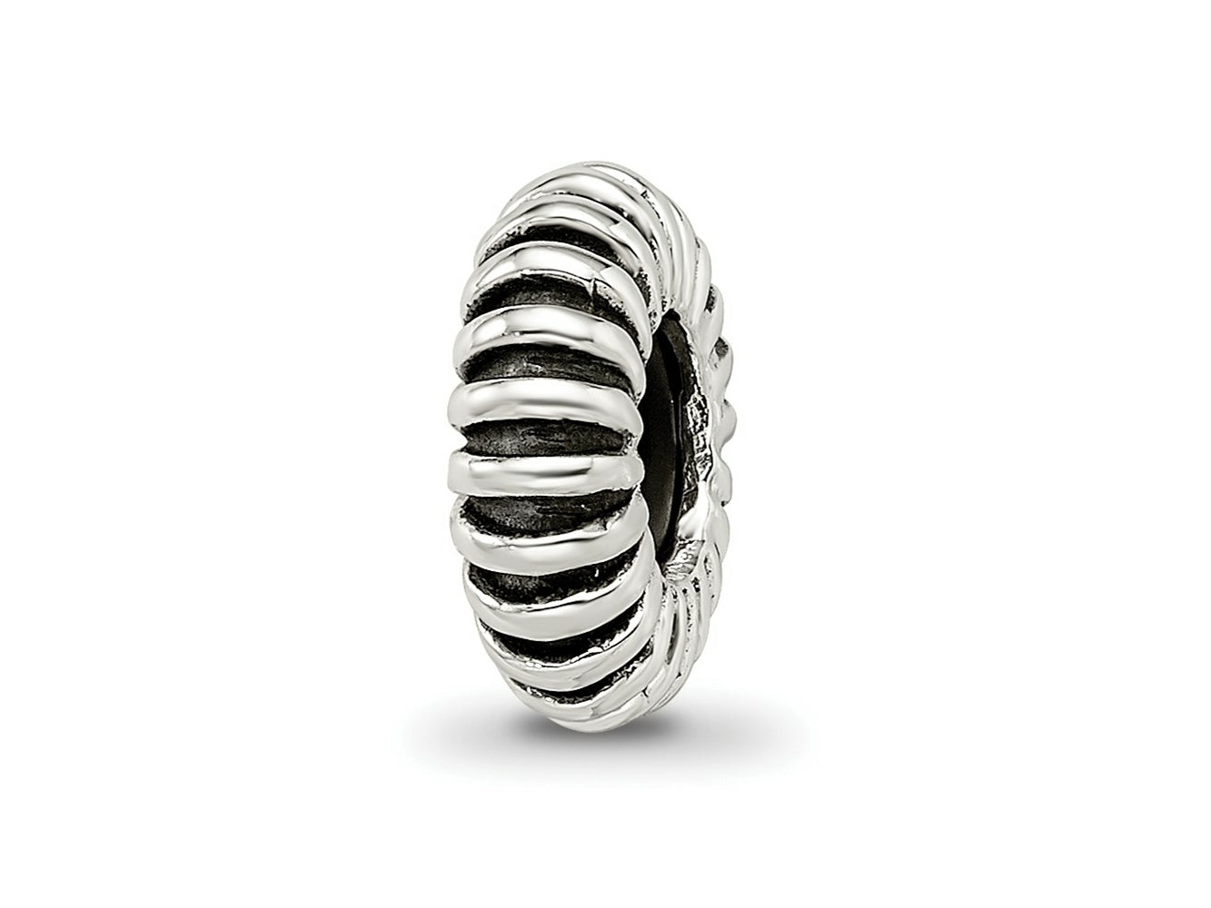 Reflections 925 Sterling Silver with Rubber Spacer Bead 10 x 3 mm