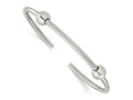 Reflections 925 Sterling Silver Bead and Beaded Polished Includes 2 Stopper Beads Bangle 3 mm