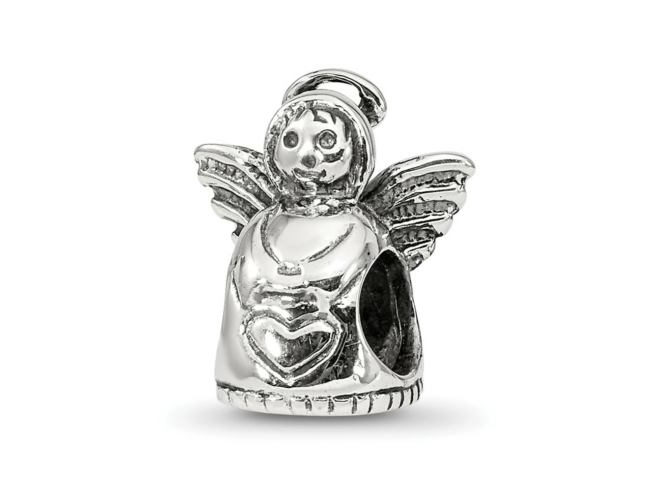 Reflections 925 Sterling Silver Angel Bead 12 x 8 mm