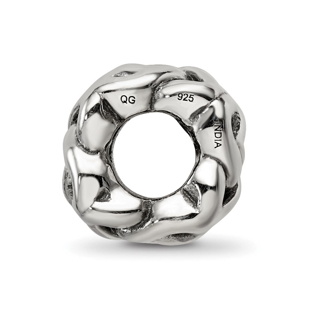 Reflections 925 Sterling Silver Celtic Knot Bead 10 x 7 mm.