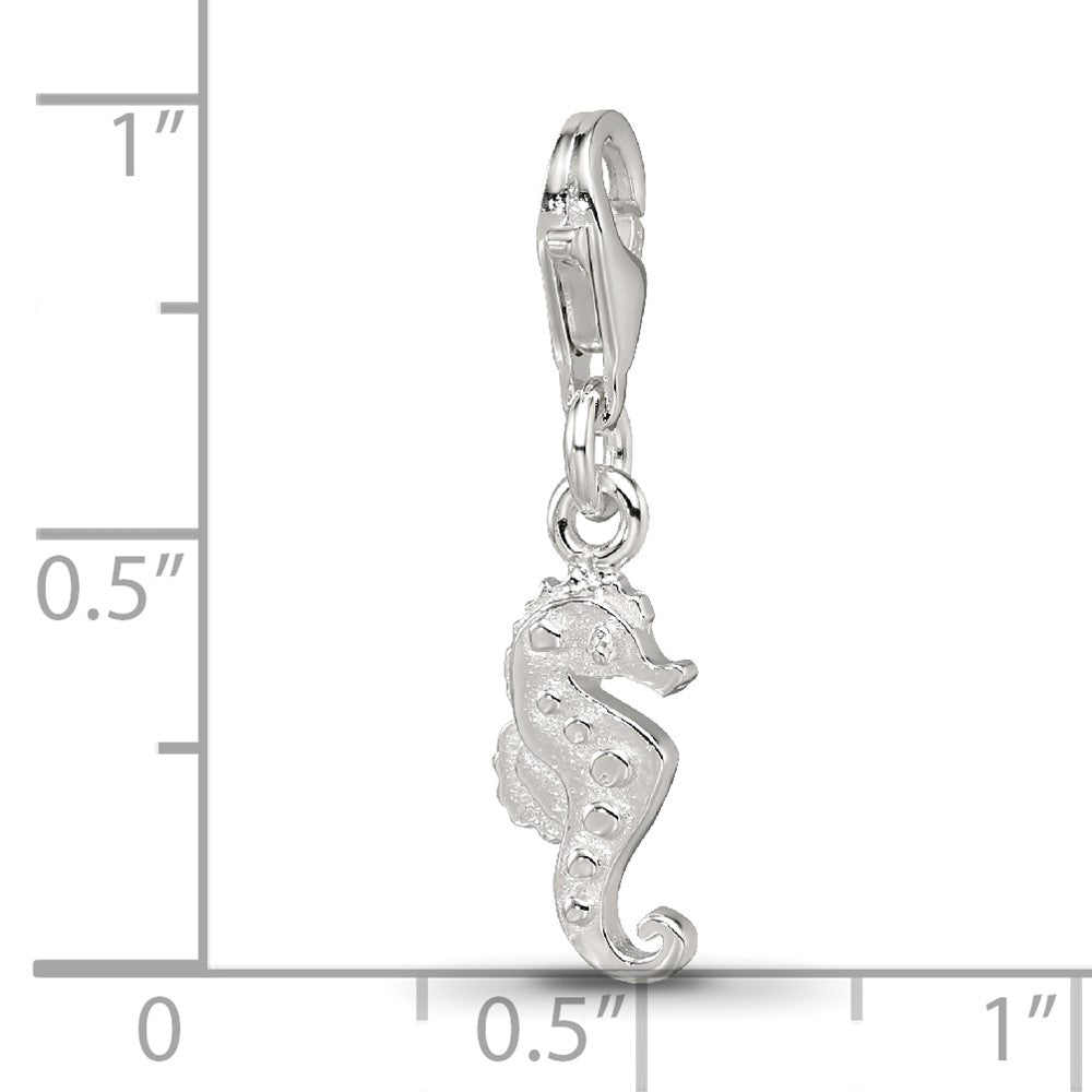Reflections 925 Sterling Silver Seahorse Charm 24 x 6 mm.