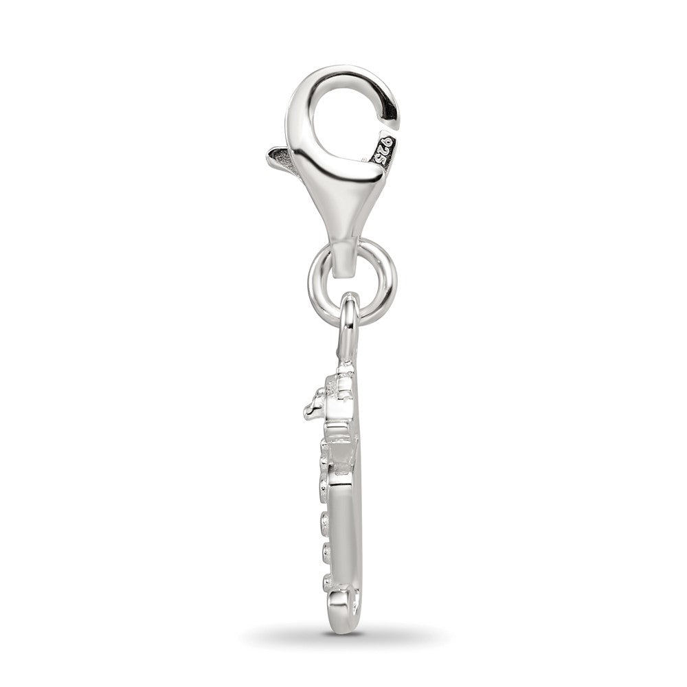 Reflections 925 Sterling Silver Seahorse Charm 24 x 6 mm.