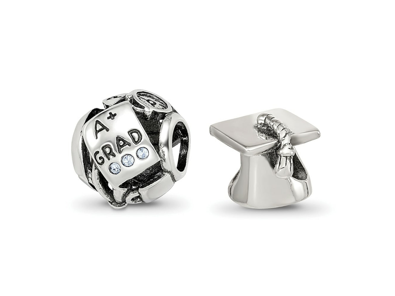 Reflections 925 Sterling Silver Graduation Boxed Bead Set